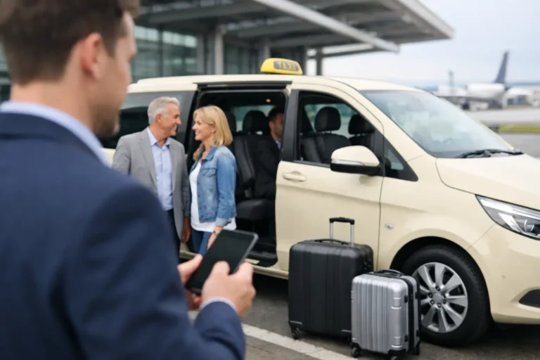 Wie buche ich ein Großraumtaxi richtig?