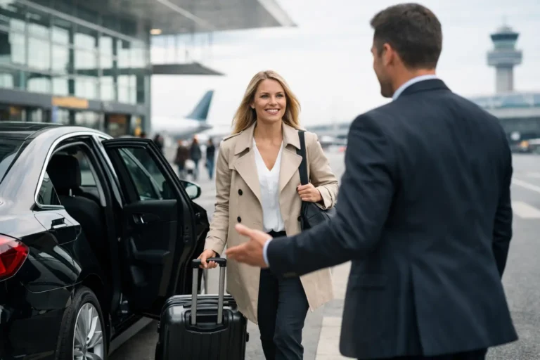 Leitfaden Flughafen Abholung am Terminal