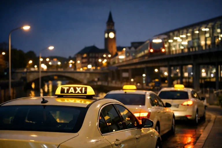 Nacht Taxi Verfügbarkeit in Harburg