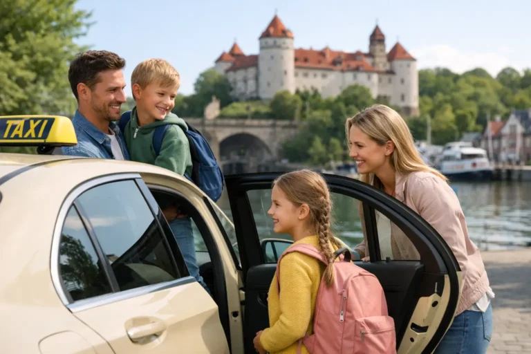 Taxi für Familienausflug Harburg buchen