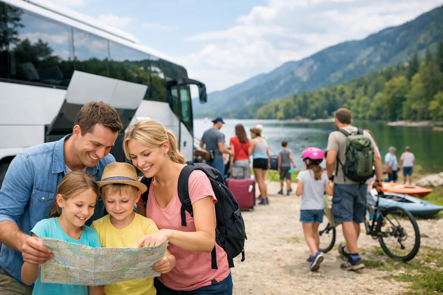 Beste Gruppenfahrten für Familien richtig planen