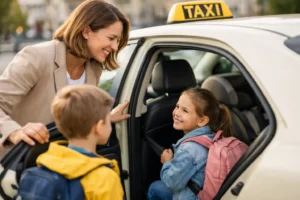 Ratgeber Taxifahrt mit Kindern sicher planen