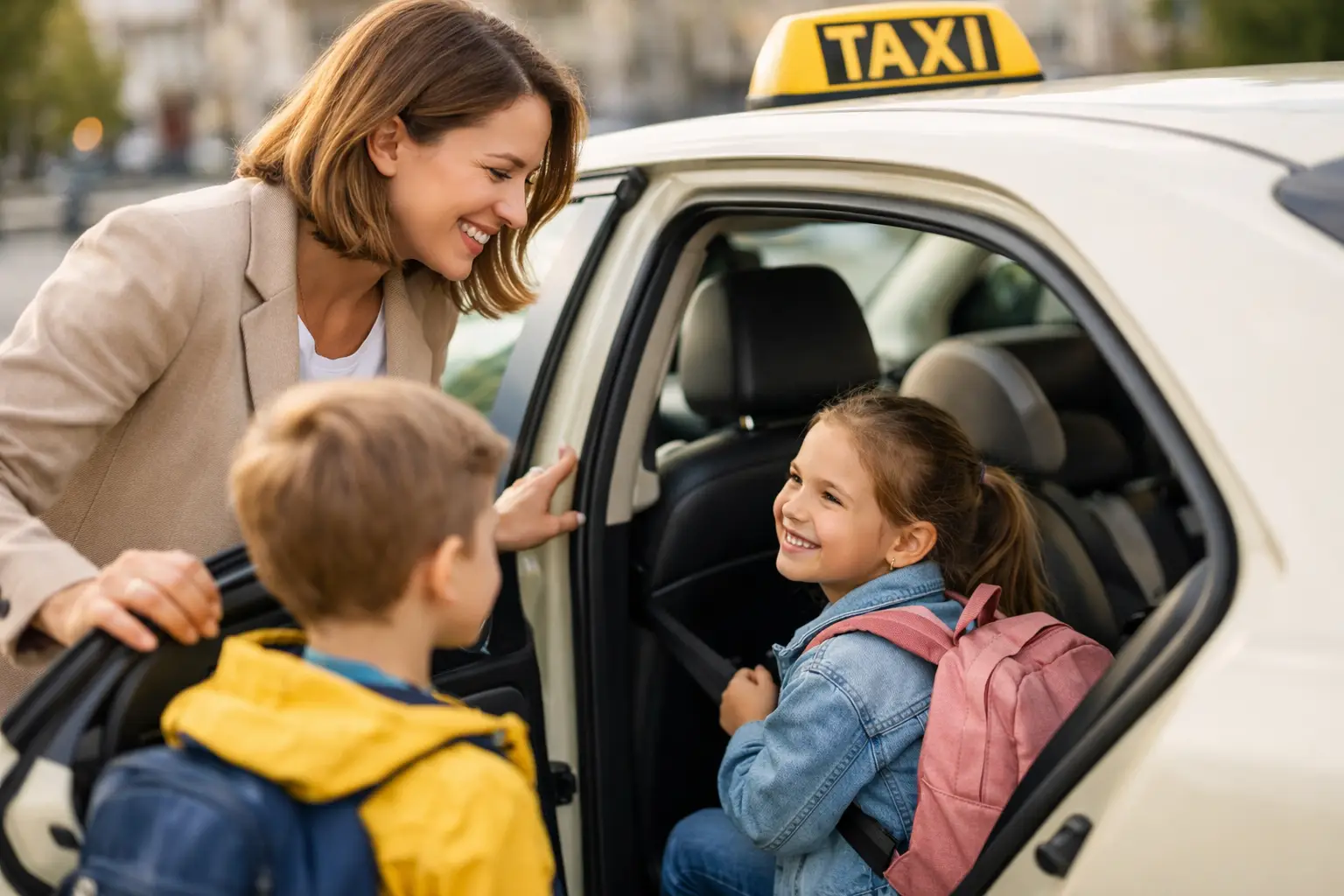 Ratgeber Taxifahrt mit Kindern sicher planen