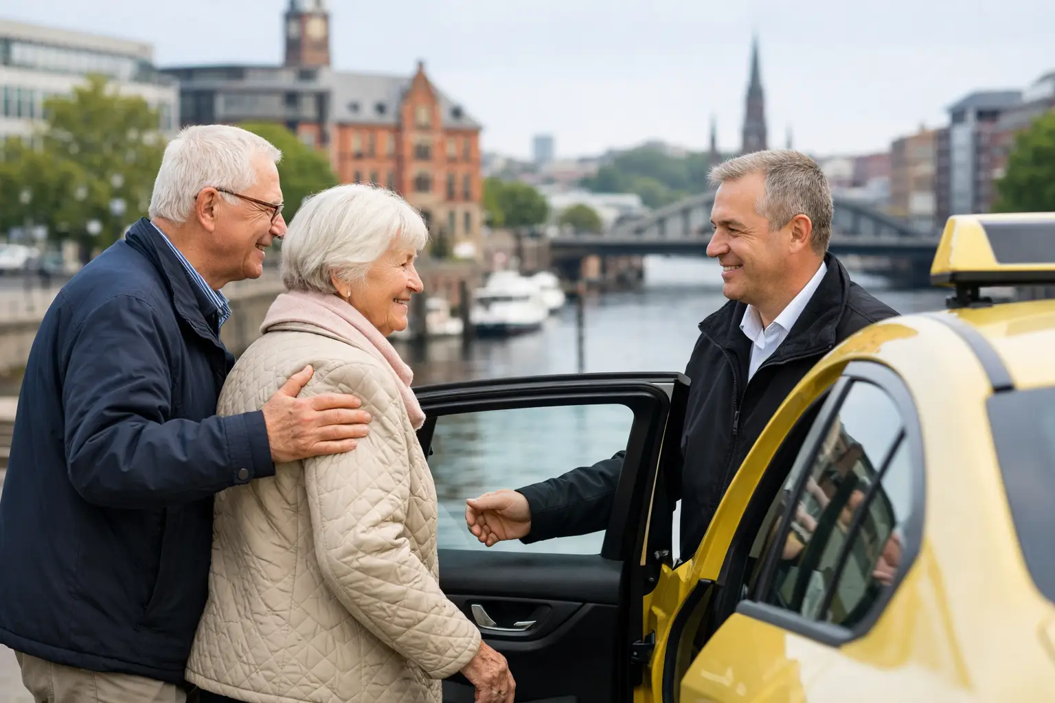 Taxi für Senioren-Mobilität in Harburg buchen