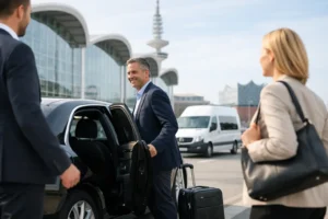 Fahrdienst für Messebesucher in Hamburg planen