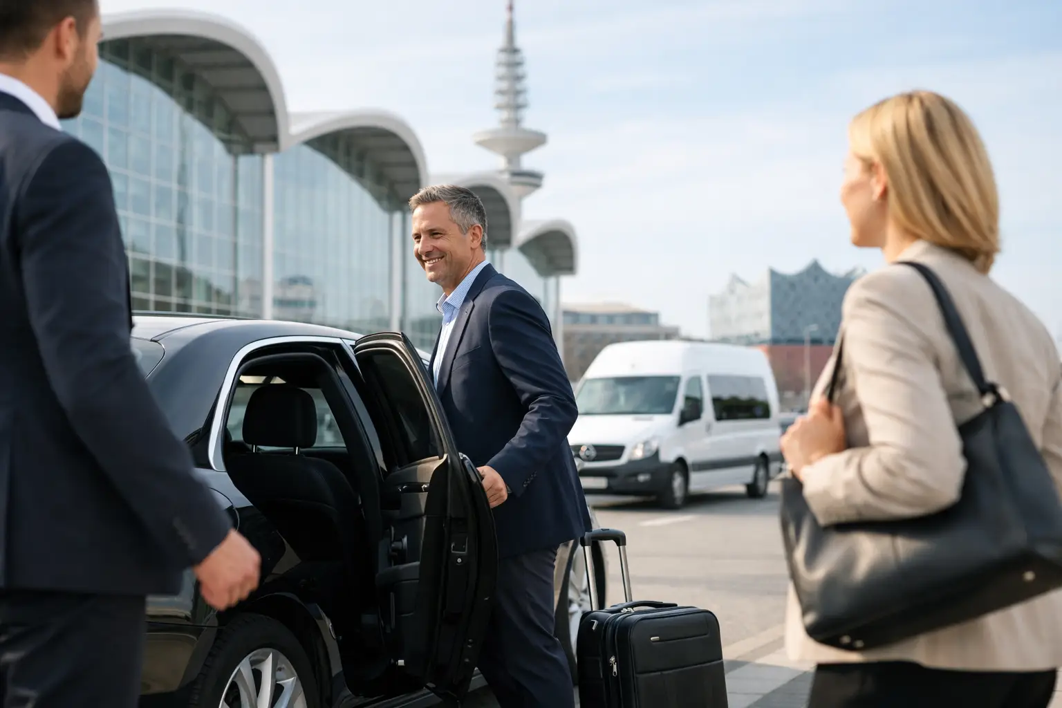 Fahrdienst für Messebesucher in Hamburg planen
