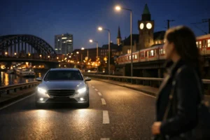 Nachtfahrt sicher nach Hause in Hamburg-Harburg
