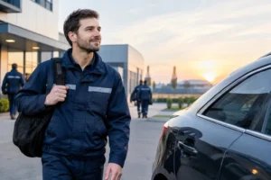 Fahrdienstlösung für frühen Schichtwechsel
