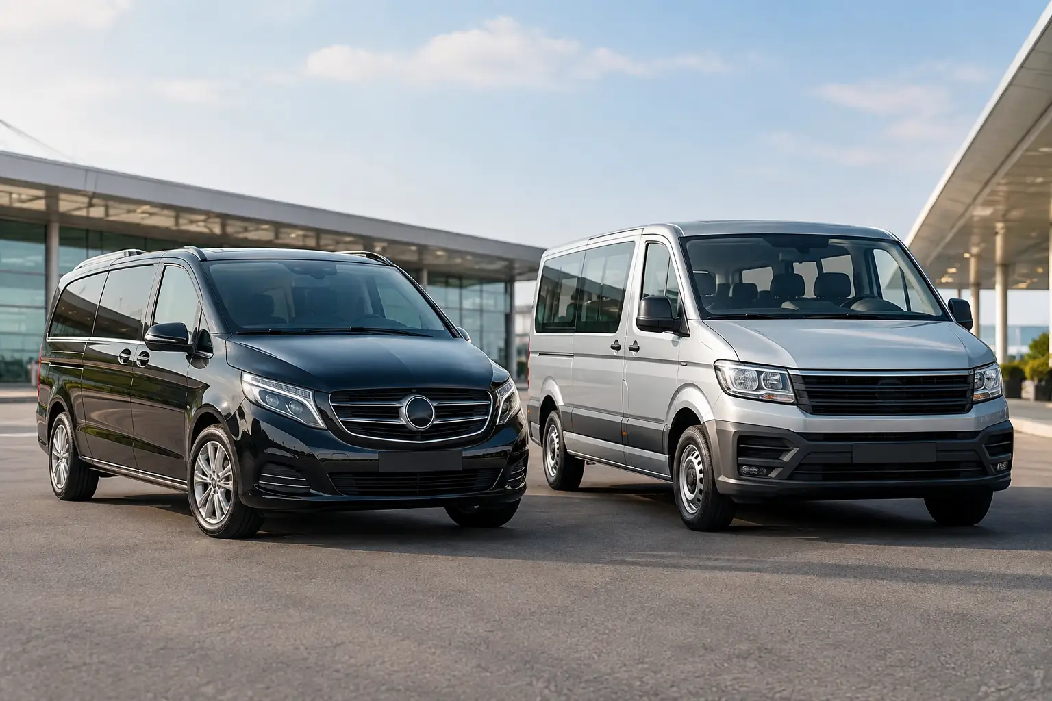 Großraumtaxi versus Kleinbus: Was passt besser?