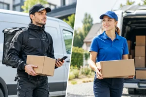 Kurierdienst versus Paketdienst lokal richtig wählen