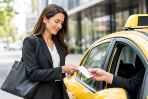 So erhalten Sie eine Taxiquittung für die Firma
