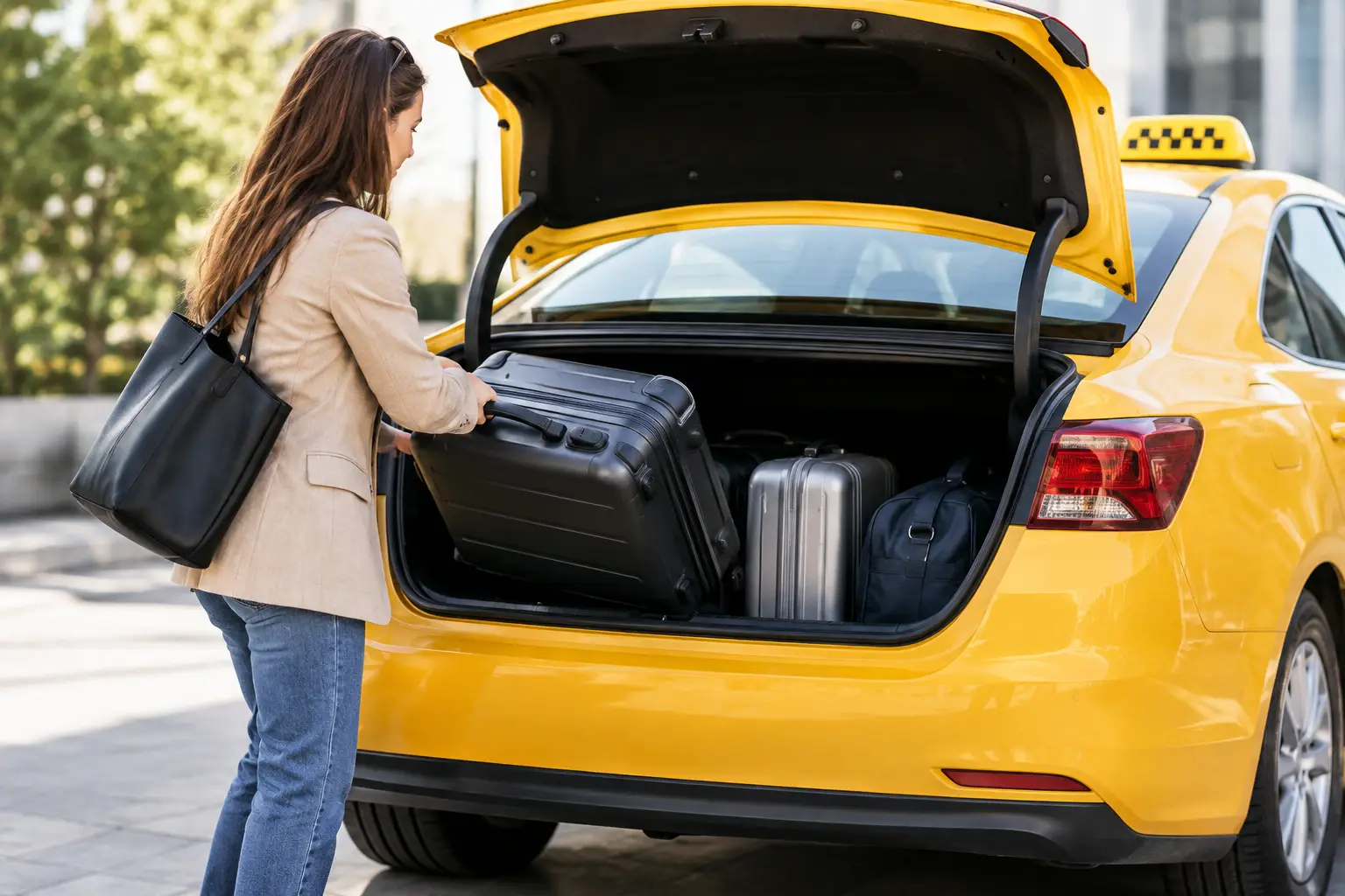 Wie viel Gepäck passt ins Taxi? Richtig planen